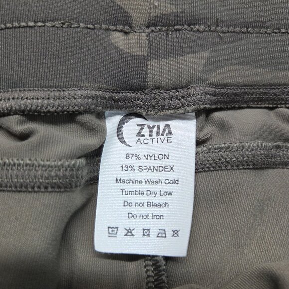 Zyia Active Small Classic Camo Pull On Drawstring Jogger Style Pants - Picture 9 of 11